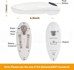 Household Appliances <b>Kitchen</b> Gadgets Accessories Classic Multifunction Easy Automatic Electric Can Jar Opener - Product Image 2