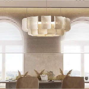 โคมไฟระย้าสไตล์อิตาเลียนสุดหรูหราสง่างามแบบฝรั่งเศสสำหรับห้องนั่งเล่น โรงแรม ร้านอาหาร สไตล์วบิซาบิ - Product Image 6