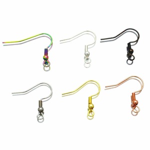 Stainless Steel Beaded Spring Ear <b>Hooks</b> Question Mark Shape For <b>Earring</b> Making DIY Jewelry Findings Silver Gold Rose Gold - Product Image 1