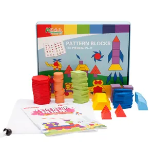 Quebra-cabeças geométrico de madeira, formas geométricas, blocos divertidos, desenvolvimento de quebra-cabeças para crianças, brinquedo de serra de cabeça, 180