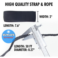 Kayak, canoë, bateau, vélo, système de levage, kayak, support de rangement au plafond, support de vélo avec corde de 15M