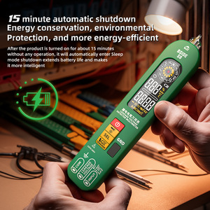 Testeur de fuite numérique BSIDE S8, multimètre, détecteur de tension, de condensateur et de température rechargeable, pour usage domestique - Product Image 4