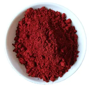 Fabricante sintético óxido de hierro rojo óxido de hierro puro color rojo pigmento en polvo precio para bloques de cemento