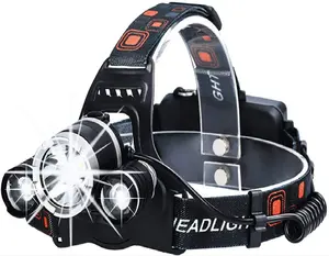 Corpo in alluminio AA <span class=keywords><strong>batteria</strong></span> IP65 faro esterno campeggio DC USB ricaricabile 3000 lume T6 faro <span class=keywords><strong>a</strong></span> <span class=keywords><strong>LED</strong></span> - Product Image 1