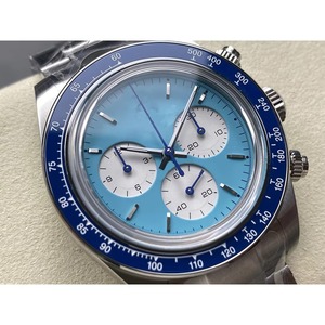 Reloj de Diseño de Lujo Drioshipping de 40 mm con Movimiento 4130, Atractivo y Elegante con Esfera Azul Reloj Automático con Correa de Goma y Cristal de Zafiro - Product Image 2