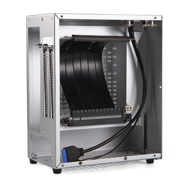 Desktop MINI ITX Game Independent Graphics Card All Aluminum PC Case Supports Computer Cases Towers Gaming Pc