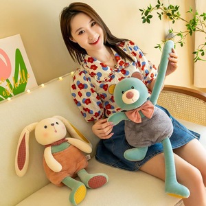Peluche Lapin Ours <span class=keywords><strong>Super</strong></span> Douce Grande Coussin de Sommeil Mignon Jouet en Peluche pour Filles Cadeau d'Anniversaire Coussin Corporel à Câliner - Product Image 1
