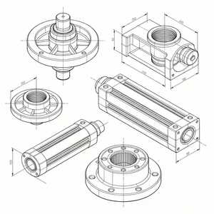 Usinage CNC sur mesure, pièces de précision en acier inoxydable ou en aluminium pour robots IA, service d'usine, certifié ISO9001 et CE, MOQ 1 pièce - Product Image 4
