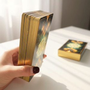 Fabrication sur demande OEM <span class=keywords><strong>de</strong></span> jeux <span class=keywords><strong>de</strong></span> <span class=keywords><strong>cartes</strong></span> <span class=keywords><strong>de</strong></span> tarot originaux personnalisés, 78 <span class=keywords><strong>cartes</strong></span> à jouer en papier d'art avec logo imprimé, emballage personnalisé, fabricant <span class=keywords><strong>de</strong></span> <span class=keywords><strong>cartes</strong></span> <span class=keywords><strong>de</strong></span> tarot - Product Image 3