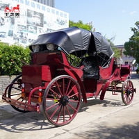 Calèche de luxe personnalisée pour mariage, calèche électrique haut de gamme, calèche touristique sans chevaux pour la visite des sites