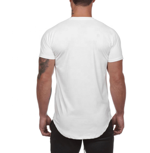 Hot Selling Mens Long Line Fashion Hip Hop <strong>Longline</strong> Men <strong>T</strong> <strong>Shirts</strong> Fast Dry Mesh Sport <strong>T</strong>-<strong>shirt</strong> for Men - Product Image 4
