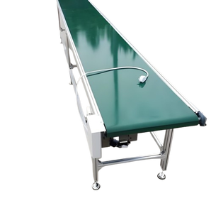 산업 제조업체 스테인레스 스틸 모바일 공급 업체 전동 PU 정전기 방지 조정 속도 새로운 장난감 플라스틱 컨베이어 - Product Image 1