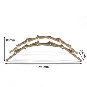 Kit de puente científico DIY, juguete educativo de madera para niños de 7 a 9 años, modelo de aprendizaje de mecánica, conjunto de construcción. - Product Image 3