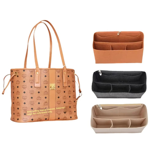 Filz-Taschenorganizer Handtaschen-Einsatzformgeber, Taschen-Einsatzformgeber für MCM LIZ <span class=keywords><strong>Visetos</strong></span> Speedy Neverful - Product Image 2