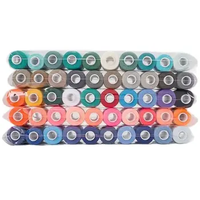 Fil à coudre multifonctionnel en polyester 402 pour la couture domestique et le bricolage, 100 couleurs