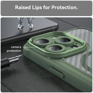 Funda de teléfono magnética de <span class=keywords><strong>fibra</strong></span> de carbono para iPhone 15 14 Pro Max, parachoques de carga inalámbrica, funda trasera para teléfono, Protector de teléfono a prueba de golpes - Product Image 3