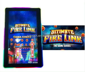 Kapasitif dokunmatik monitör LED ışık çevreleyen POG/yangın bağlantısı için 27 inç kavisli bar şerit çalışma - Product Image 2