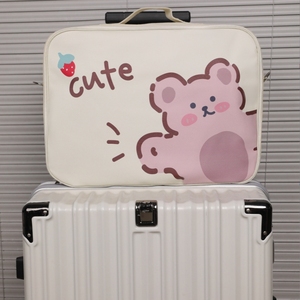 Travel <strong>Essentials</strong> Moving <strong>Duffle</strong> <strong>Bag</strong> Waterproof Wear Student Cartoon Clothing Luggage Travel Organizer Tote <strong>Bags</strong> - Product Image 1