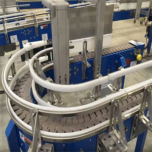 Yeni POM zincir çelik otomatik konveyör şişe üretim hattı düz üst zincir konveyör - Product Image 2