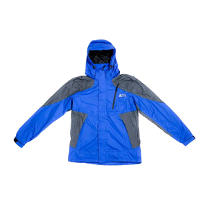 Veste d'extérieur à coquille souple à deux couches avec fermeture à glissière de fitness résistante à l'eau Naviguer Style décontracté rempli de polyester - Product Image 1