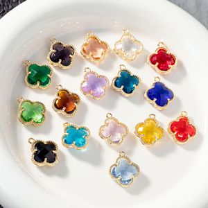 سحر البرسيم أربع أوراق الكريستال متعدد الكروم للنساء صنع المجوهرات ديي - Product Image 5