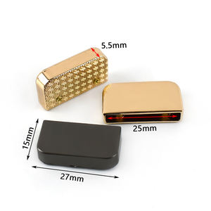 Deepeel BF793 25mm Embout de fermeture éclair, accessoires de couture, embout de cordon, embout de fermeture éclair pour sac, clip de queue de fermeture éclair - Product Image 2