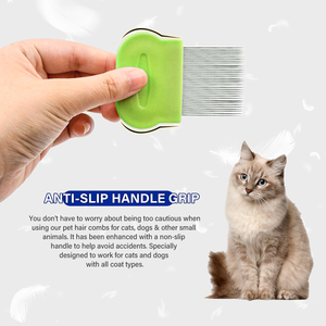 Peigne à poux en acier inoxydable pour chien et chat - Product Image 5