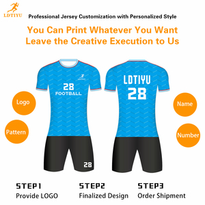 Maillot de football unisexe à col rond personnalisé 2026 pour équipe, dernière collection, séchage rapide, respirant, extensible, manches courtes, 100 % polyester - Product Image 4