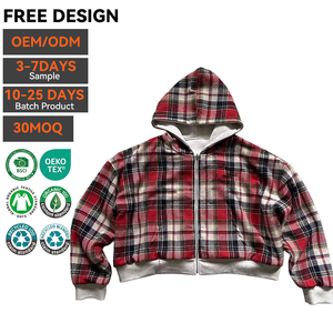 Sudadera con Capucha Reversible Personalizada de Estilo Urbano, Tejido Grueso de Felpa Francesa, Oversize, con Bloques de Color, Ecológica, Resistente al Viento y Bordada - Product Image 2