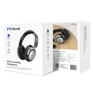 Auriculares Inalámbricos ANC con Bluetooth 5.3, 25dB ANC+ENC, Modo Dual y Diseño Ligero para Oficina, Viajes, Estudio y Uso Diario - Product Image 1