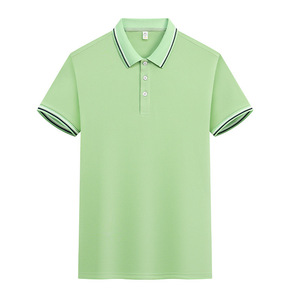 Polo personnalisé bleu marine en polyester respirant à séchage rapide, uniforme de travail, chemise publicitaire avec logo imprimé - Product Image 3