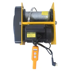 Kleine Wormwiel Motor Takel 100Kg 1T 2T 2 2 3 5 10 Ton Verticale Kabel Kabel Trommel Snelle Tractie Trekband Sleeplift Elektrische Lier