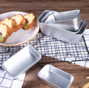 수제 알루미늄 케이크 베이킹 빵 팬 Bakeware 덩어리 팬 빵 토스트 금형 덩어리 주석 샌드위치 토스트 상자 빵 미트 로프에 대 한 금형 - Product Image 4