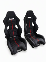 Jok Balap Serat Karbon SD untuk Ferrari, Warna & Logo Dapat Disesuaikan, Alcantara, Kulit, Performa Tinggi