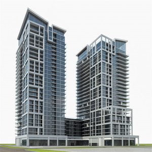 Immeuble préfabriqué à plusieurs étages avec cadre en acier de construction léger - Product Image 1
