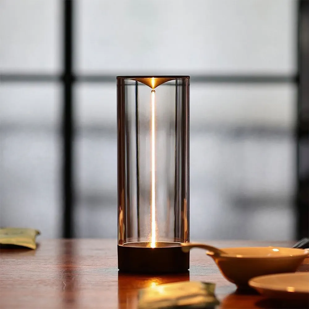 Quantum fio atmosfera magnética mesa de sucção lâmpada simples moderno criativo mesa de cabeceira