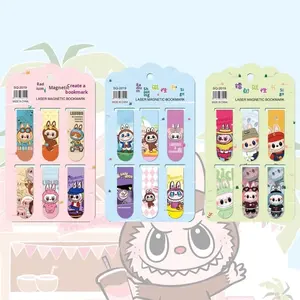 Marque-page magnétique double face créatif et mignon, porte-page magnétique pour étudiant, papeterie exquise, fabriqué en Chine - Product Image 3