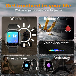 <span class=keywords><strong>Reloj</strong></span> <span class=keywords><strong>Inteligente</strong></span> T66 con Pantalla TFT de 2.01 Pulgadas para Exteriores, con Llamadas, Monitoreo de Salud, Triple Protección, Carga Magnética, Compatible con Android e iOS, para Hombres y Mujeres - Product Image 4