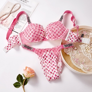 Set Reggiseno in Pizzo <span class=keywords><strong>Leopardato</strong></span> Sexy Personalizzabile con Logo, Stile Europeo e Americano, <span class=keywords><strong>Intimo</strong></span> Confortevole con Diamanti Scintillanti - Product Image 2