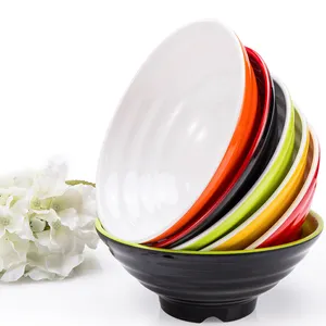 Bát Melamine Màu Trơn Bát Melamine Nhật Bản Cho Nhà Hàng Đồ Ăn Gia Đình Bát Nước Sốt Ramen