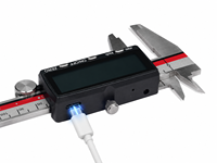 Pied à coulisse numérique rechargeable USB-C 0-150/200/300 mm DITRON 701 en acier inoxydable haute précision