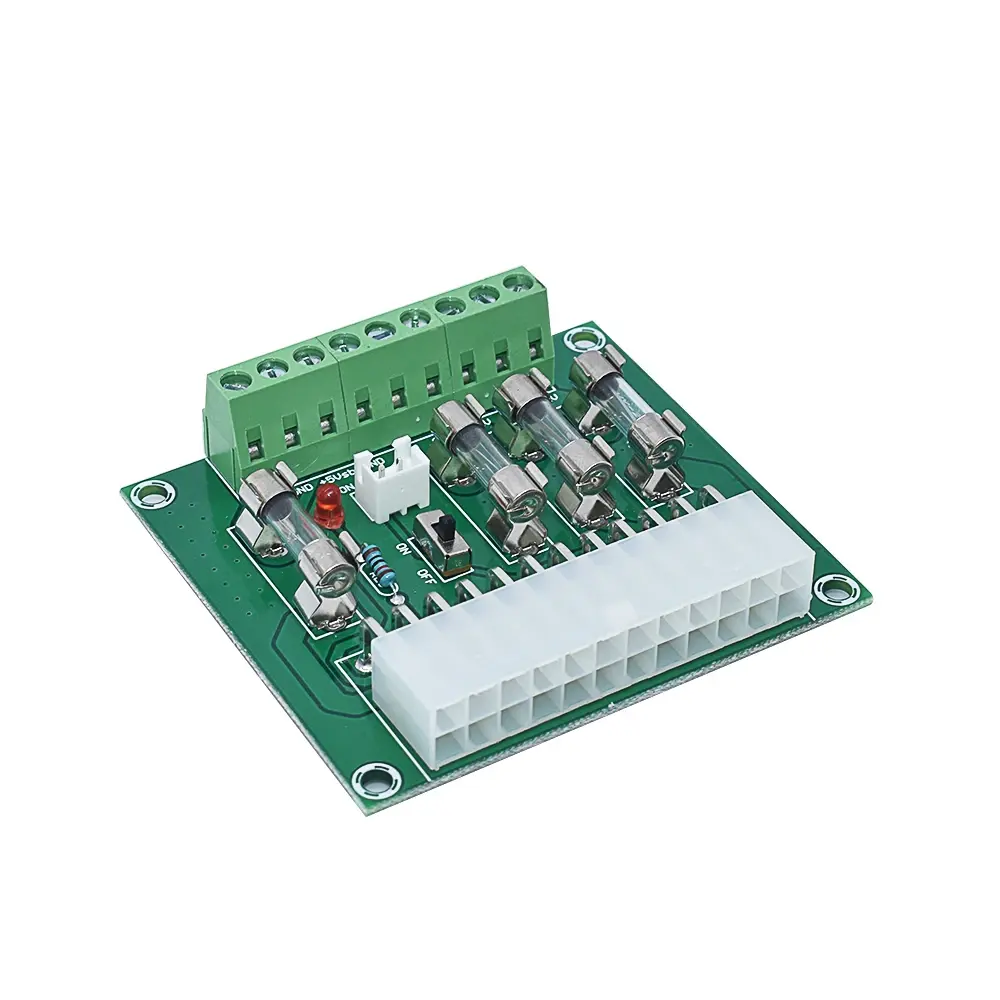 Szyj Máy tính để bàn ATX Cung cấp điện đầu ra Adapter Board máy tính máy chủ bảng điện dẫn ra thiết bị đầu cuối khối thiết bị đầu cuối mô-đun