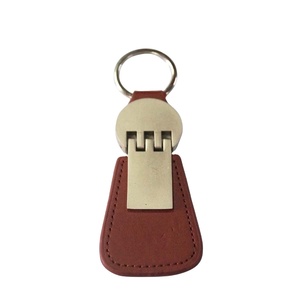 Bán Buôn Thiết Kế Mới Da Khuyến Mại Keychain Tùy Chỉnh Da Vòng Chìa Khóa - Product Image 1