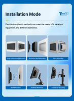 Écran tactile industriel LCD IPS étanche IP65 Touchthink Marine 10 points DVI 15-19 pouces OEM 1000 nits