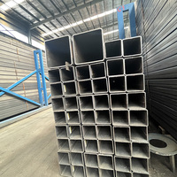 Tube carré en acier 30 x 30, 40 x 40, 50 x 50, 100 x 100, section carrée en acier structurel pour matériaux de construction