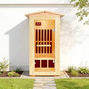 Sauna extérieur en bois massif de pruche, à vapeur sèche, 1,5 kW, pour vente directe usine ODM/OEM - Product Image 6