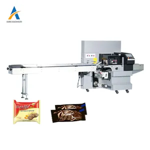 Gestoomd Broodje Verpakking Machine Automatische Kussen Voedsel Verpakking Machine Lade Diepgevroren Bol Afdichting Verpakking Apparatuur