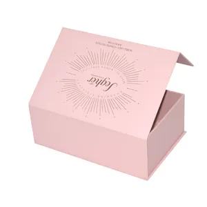 Paper Box Gift BEST Boxes Packiging Custom Luxury Magnetic Cardboard Hardcover Rigid Gift Pink Paper Packaging Box For Gift Sets