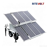 Yüksek Parlaklıklı Güneş Enerjili Mobil Treyler Işık Kulesi IP67 Su Geçirmez Teleskopik Direk Çoklu Yükseklik Seçenekleri Taşınabilir LED Aydınlatma