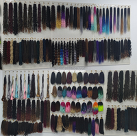 Spiral Loose Wave Curly Hair French Curl Mèches au crochet pour 24 pouces Tresses soyeuses Synthétiques Ombre Couleur Tressage Extensions de cheveux